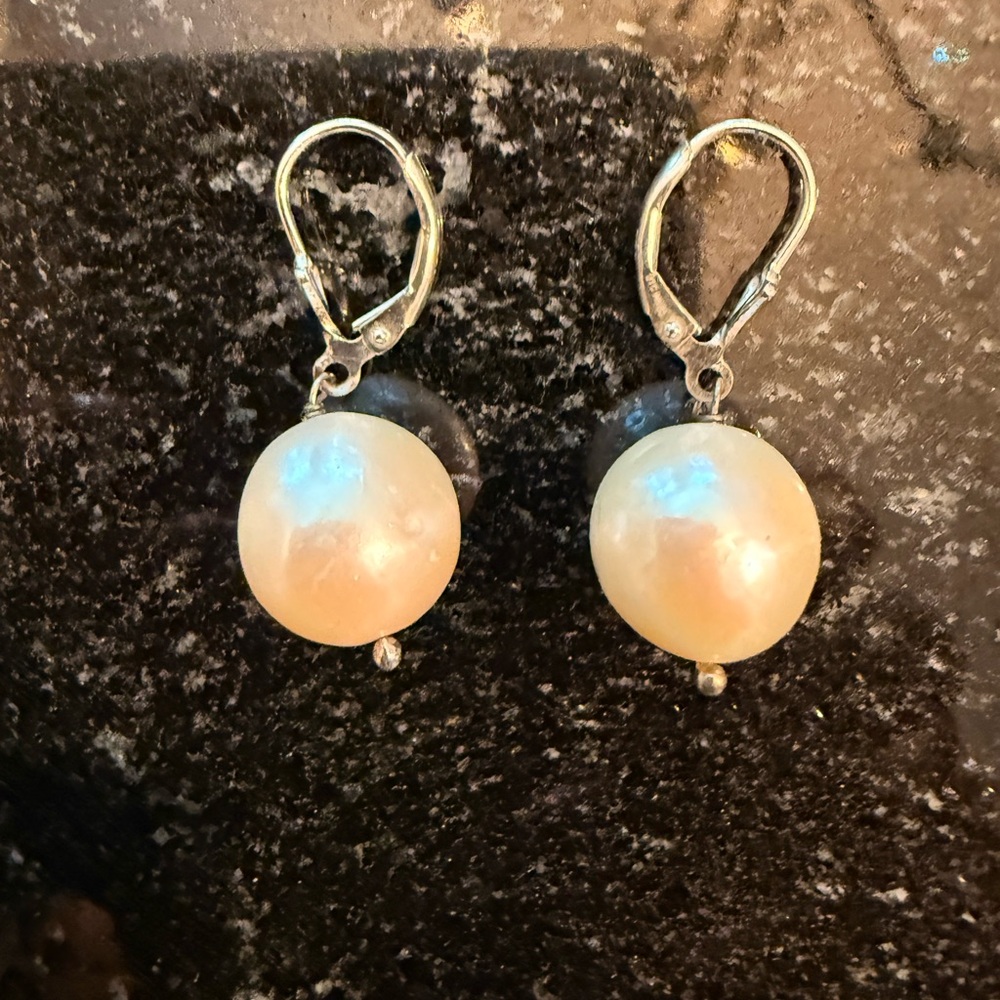 Elegant Pearl Drop Earrings